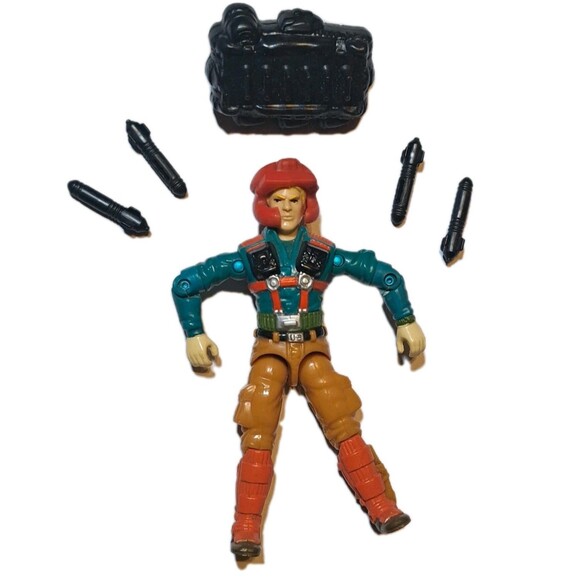 Vtg GI Joe Downtown 1989 3.75” Action Figure Hasbro ARAH Incomplete G.I. Joes - Picture 1 of 5